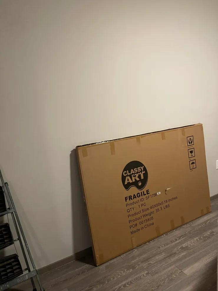 King Ceaser's Moving — fragile item packed for transport