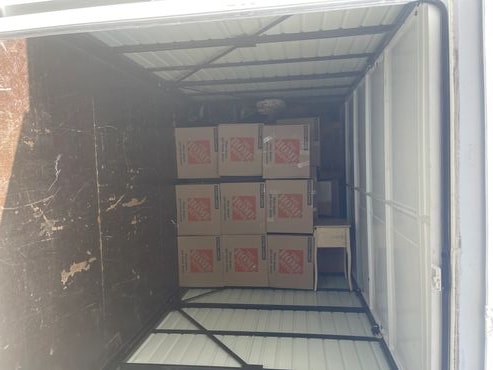 King Ceaser's Moving — boxes packed and loaded