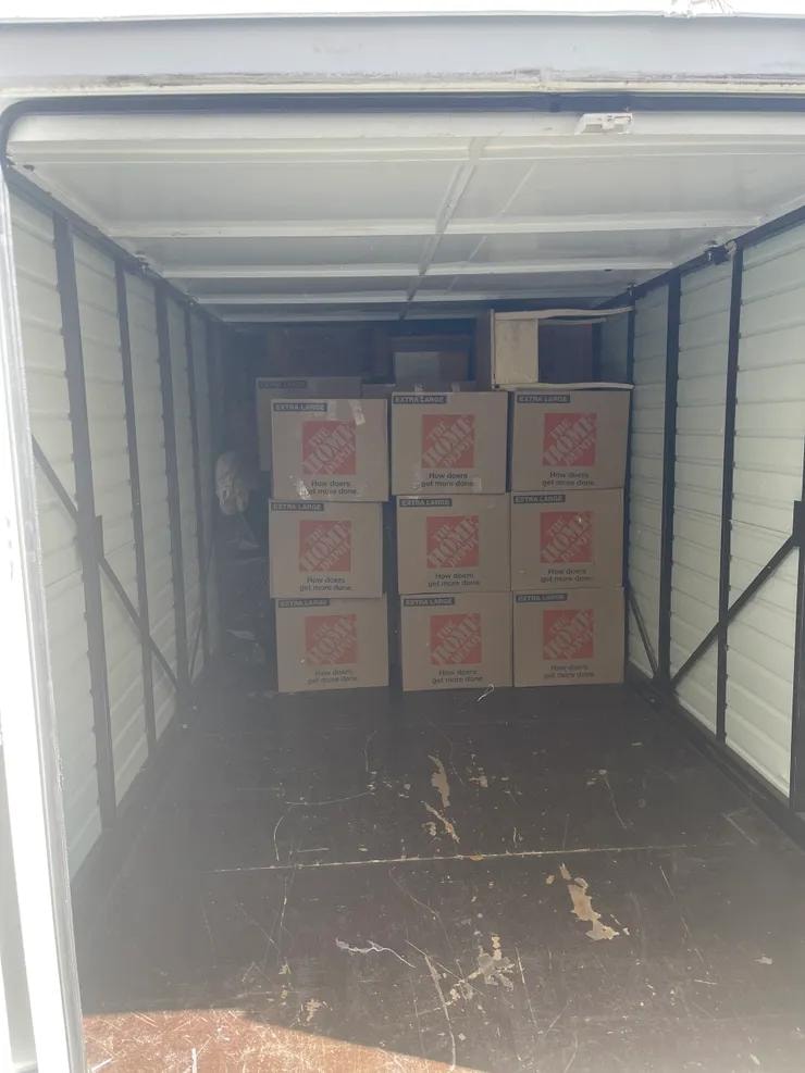 King Ceaser's Moving — Home Depot boxes loaded in truck