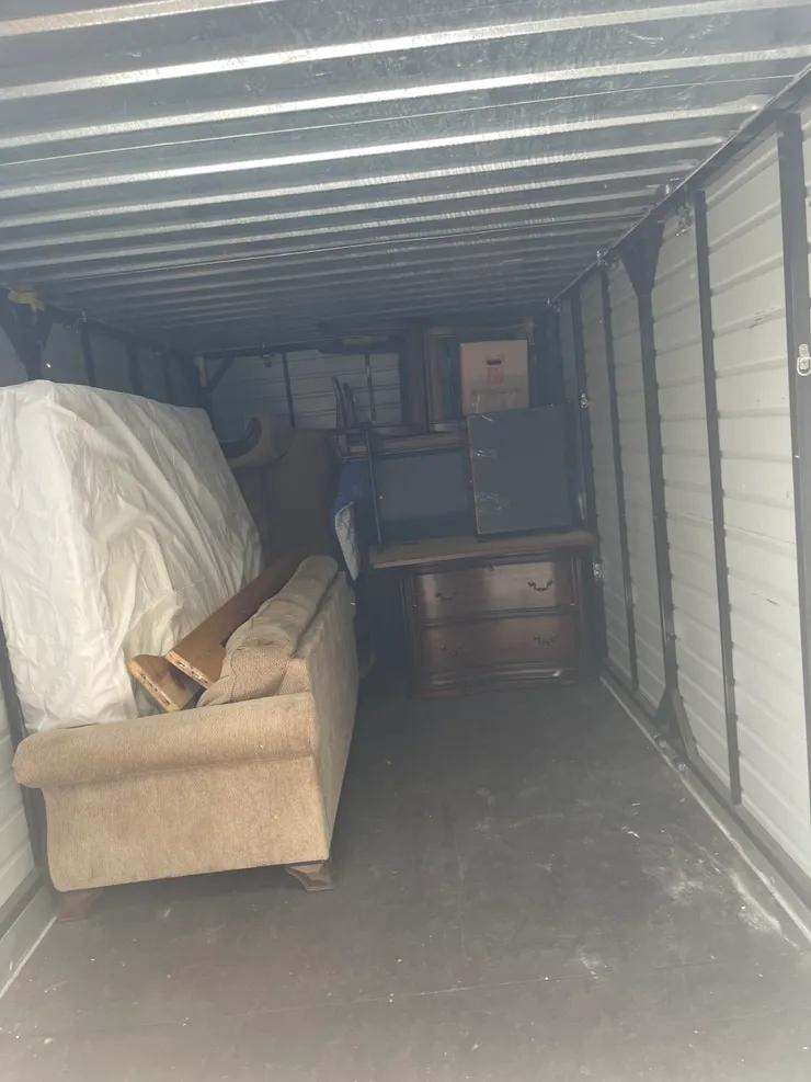 King Ceaser's Moving — sofa and dresser in moving truck